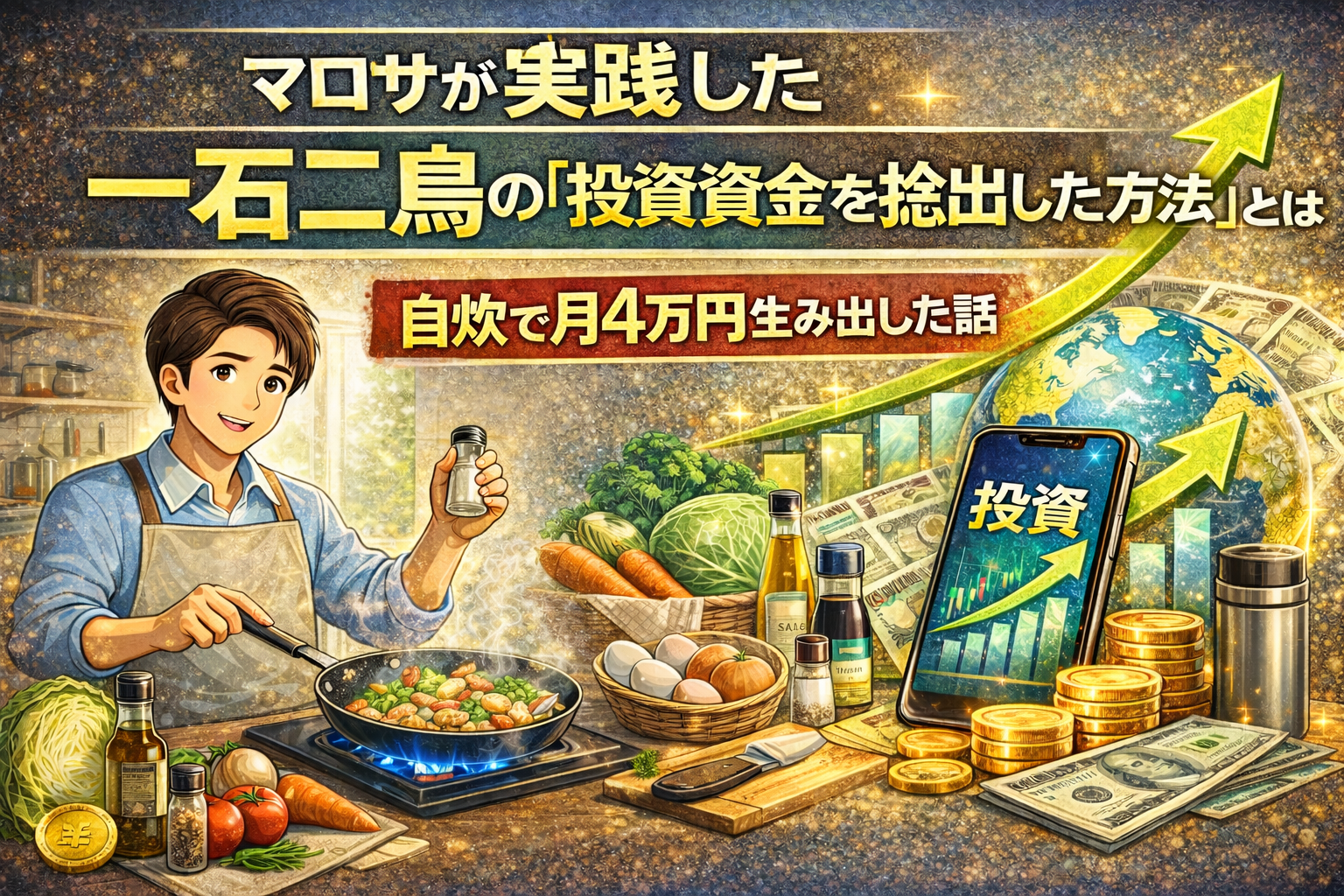 マロサが実践した一石二鳥の「投資額を捻出する術」とは